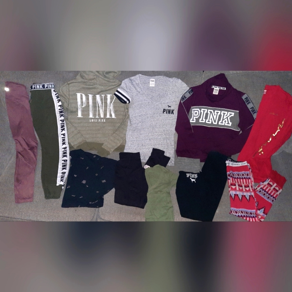 PINK BY VICTORIAS SECRET LOT ALL SIZE XS